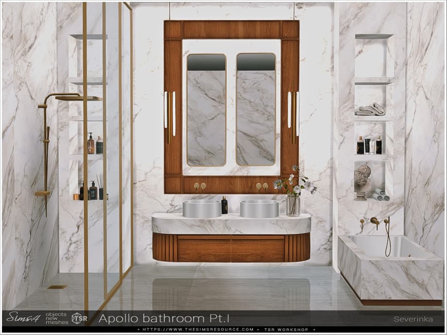 Скриншот мода Набор для ванной Apollo bathroom